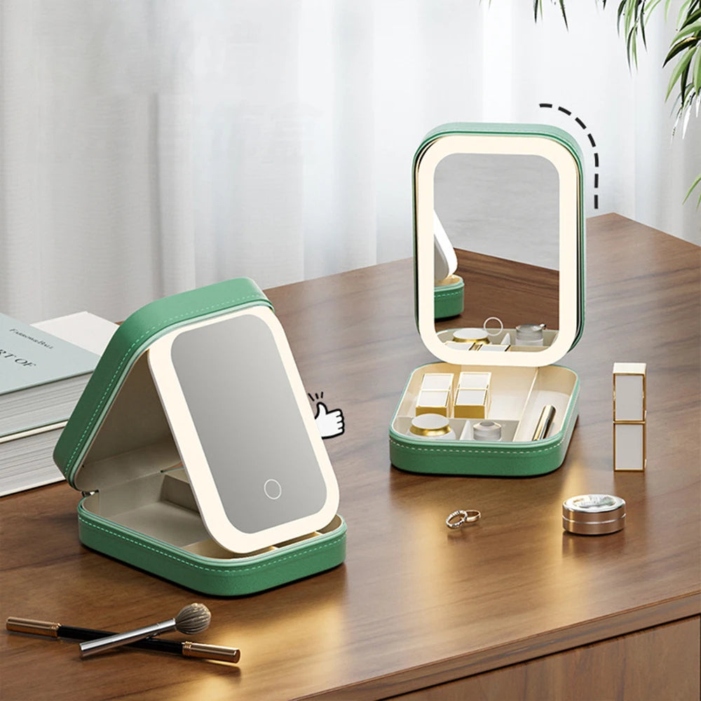 La Mariëlle™️ - Make-up doos met licht en spiegel
